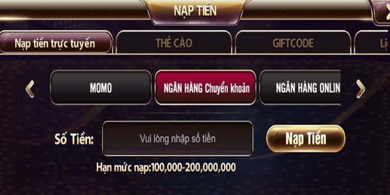 hướng dẫn nạp tiền thiên đường trò chơi